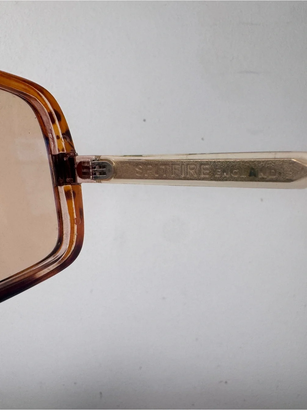 VINTAGE Oversized Tortoiseshell Square Sunglasses